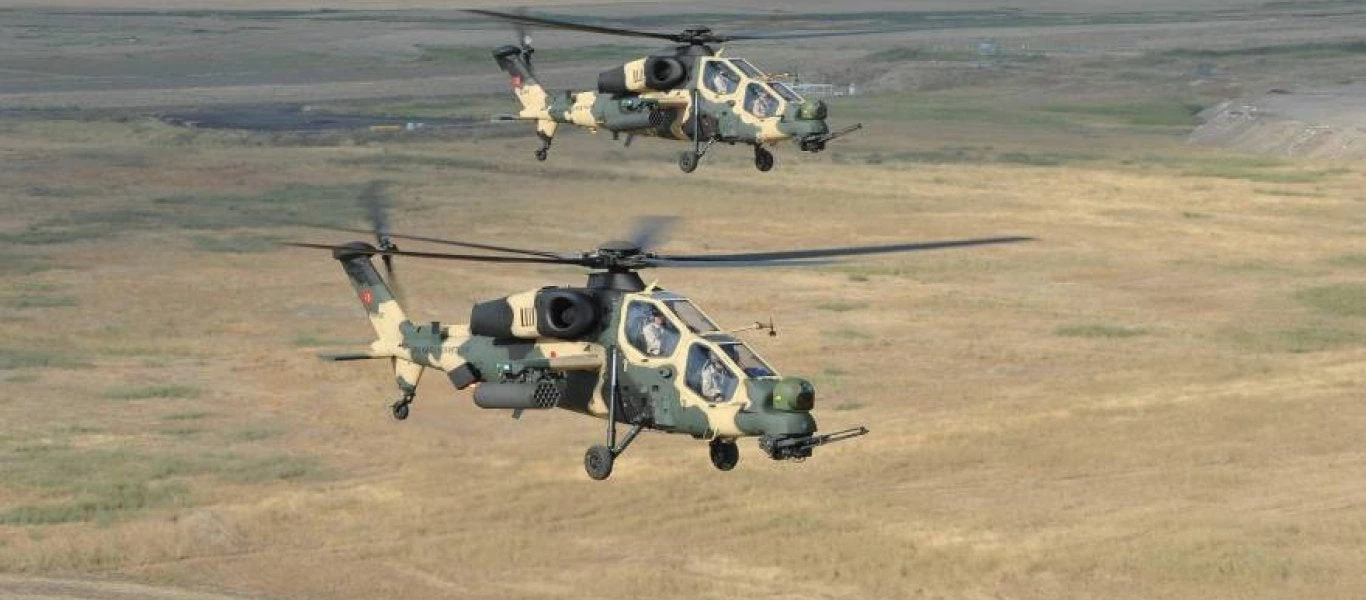 Επιθετικά ελικόπτερα τουρκικής κατασκευής έριξε η Άγκυρα στην μάχη της Αφρίν! (βίντεο)